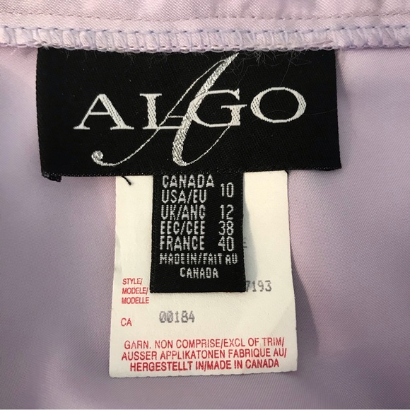 💕HOST PICK💕ALAGO | Lilac Purple Satin A-Line Maxi Formal Occasion Skirt Sz 10 - Picture 9 of 17